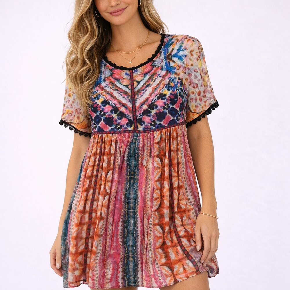 Anthropologie Bl-nk London Colorful Tie Dye